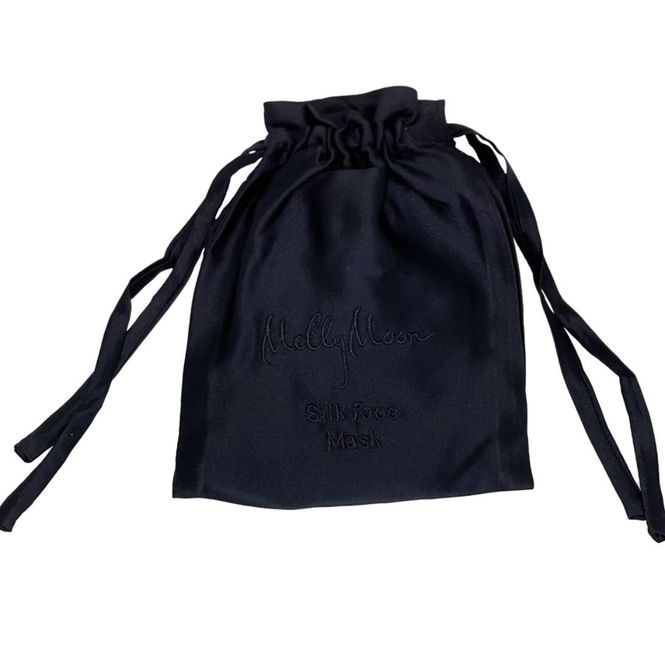 Hovedbilde Munnbind i silke-sort