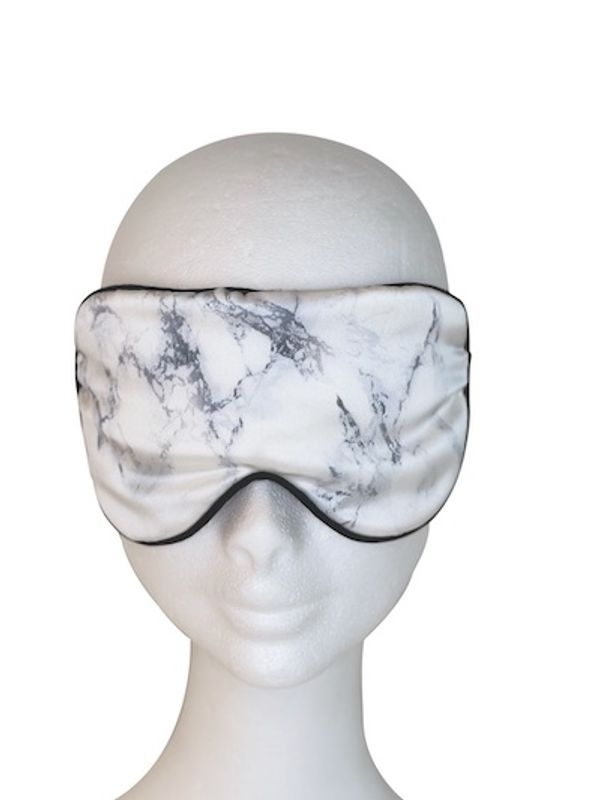 Putetrekk/Sovemaske - marmor