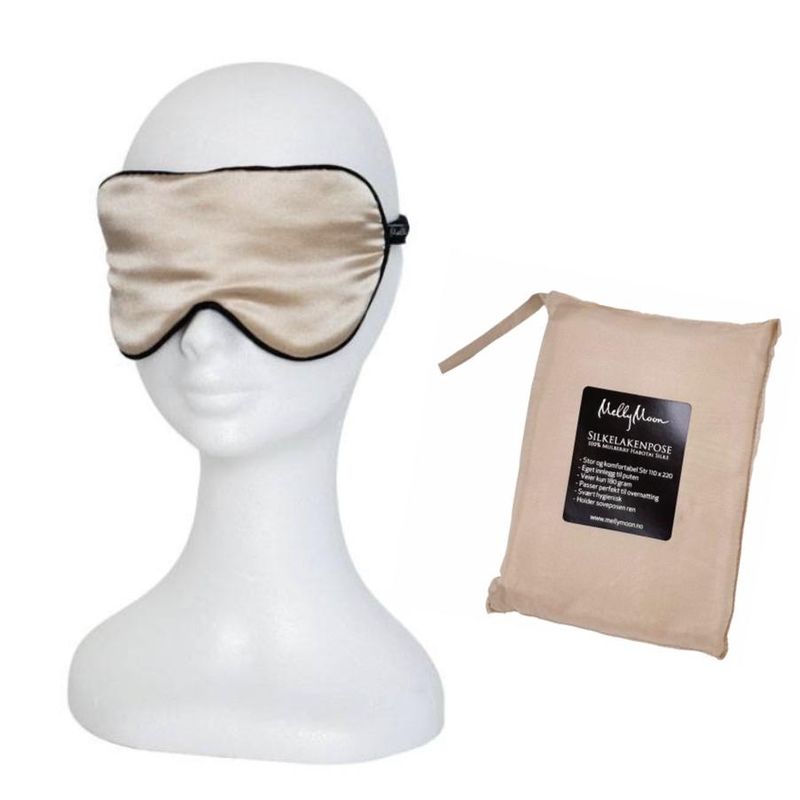 Silkelakenpose -champagne - pakke