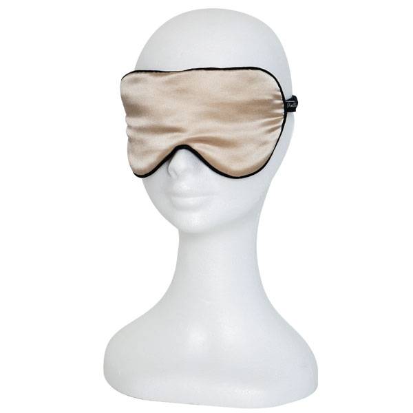 Hovedbilde Sovemaske - champagne/sort