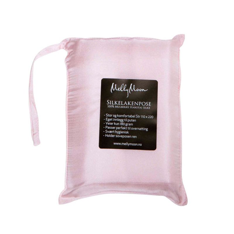 Silkelakenpose - lys rosa
