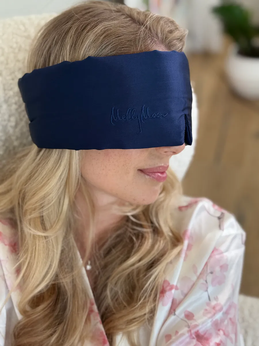 Sovemaske pillow - mørkeblå