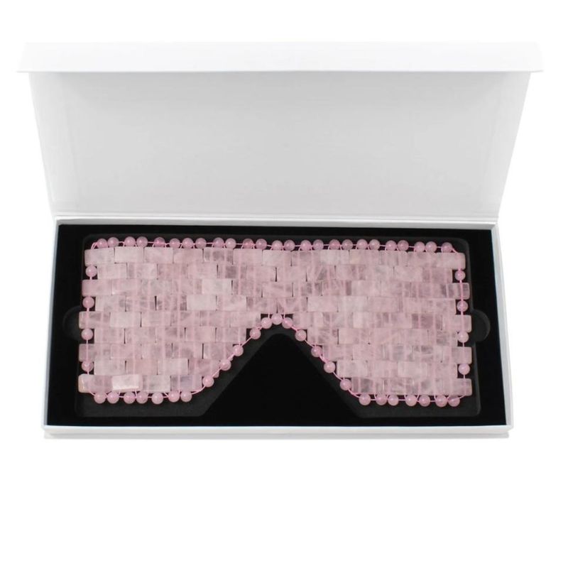 Øyemaske - rosenkvarts