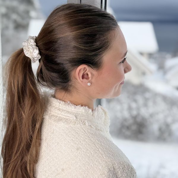 Hovedbilde Scrunchies - hvit