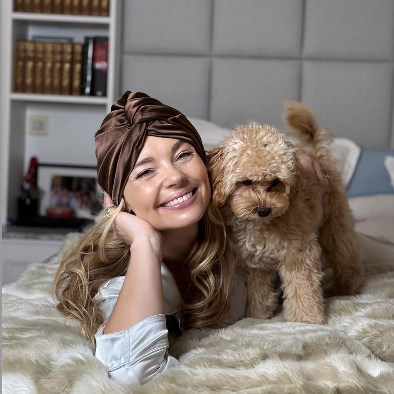 Silke turban-dobbelt silke -sjokolade