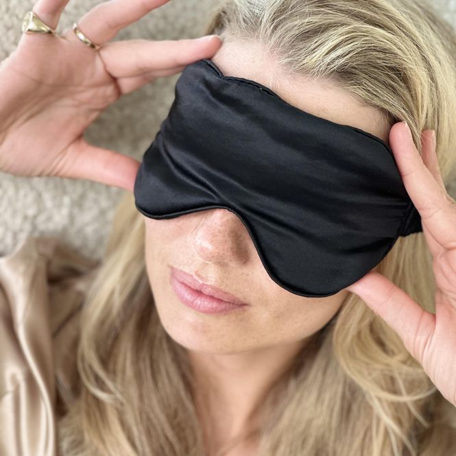 Hovedbilde Sovemaske XL - sort