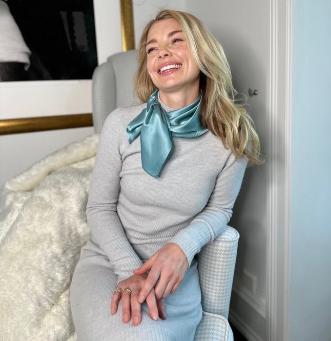 Hovedbilde Silkeskjerf-sjøgrønn