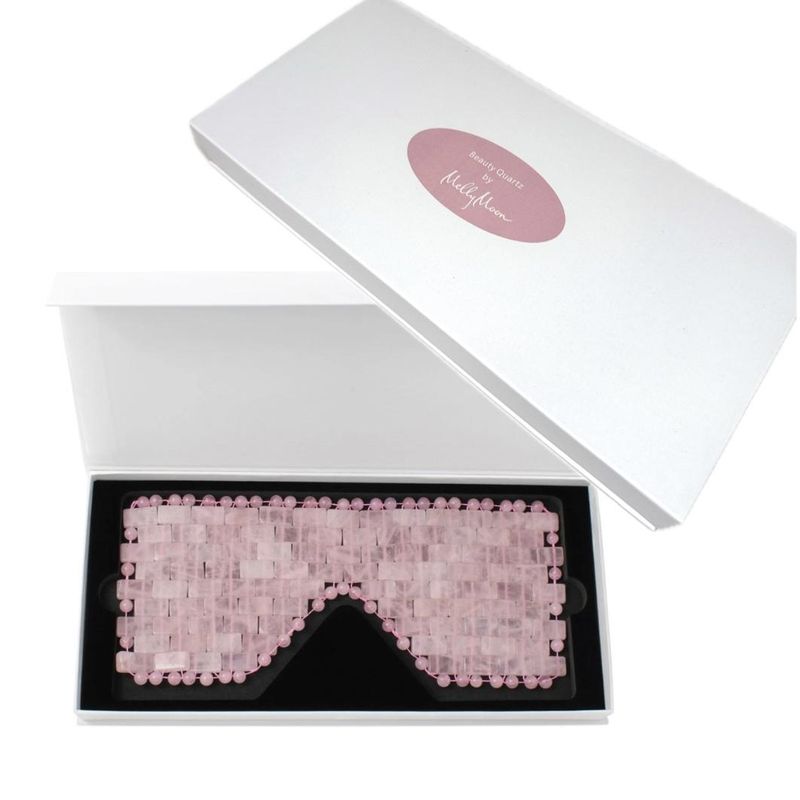 Øyemaske - rosenkvarts